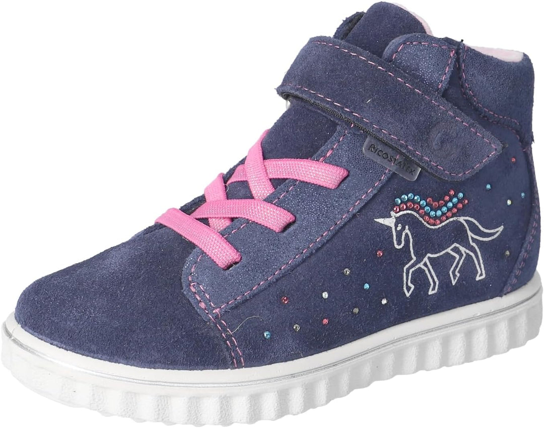RICOSTA Mädchen Stiefel Jeannie, Kinder Boots, lose Einlage, RicostaTEX 25 EU Nautic 170, 25 EU Naut