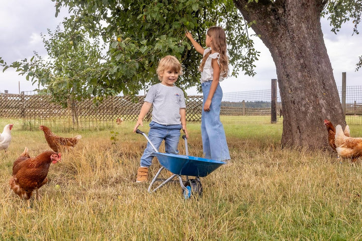 OUTDOOR ACTIVE Kinder Metallschubkarre blau 560