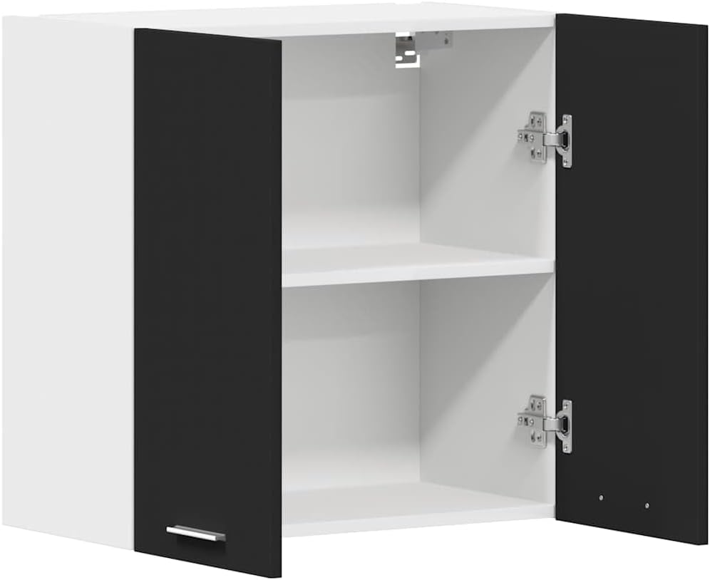 vidaXL Hängeschrank 2 Regalböden Küche Schrank Einbauküche Küchenzeile Küchenmöbel Oberschrank Küche