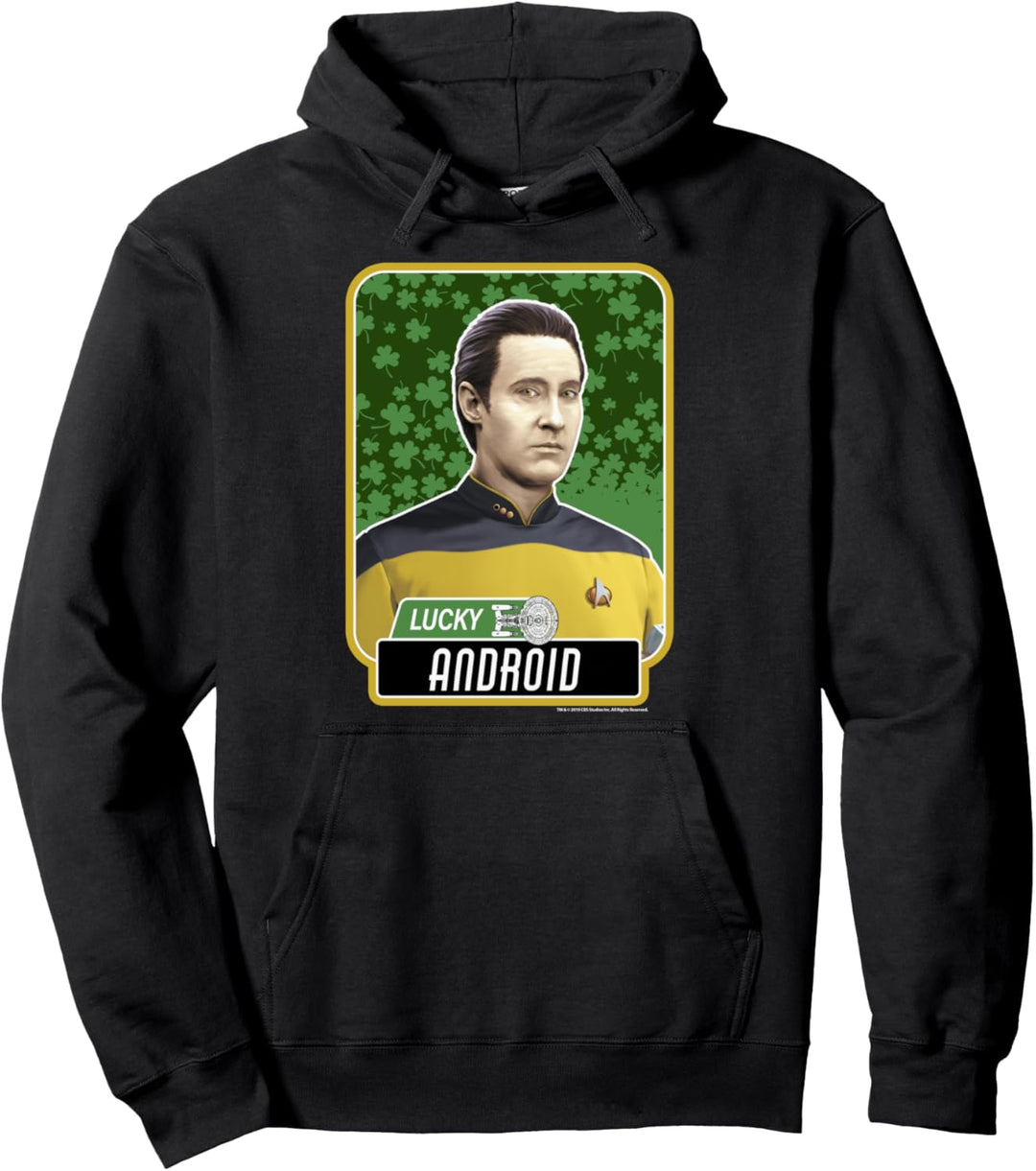 Star Trek Next Generation St. Patty's Android Pullover Hoodie