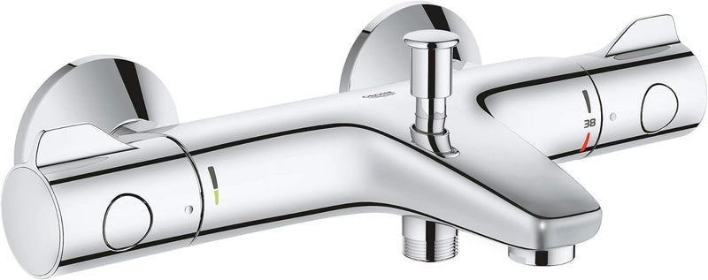 Grohe Grohtherm 800 Thermostate (Thermostat-Wannenbatterie, DN 15) chrom, 34567000 & Euphoria Cosmop