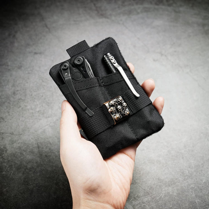 VIPERADE VE15 Mini EDC Pouch,Kleiner EDC Organizer Tasche mit 3 Taschen,Mini EDC Werkzeugtasche mit