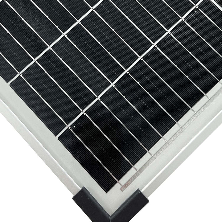 150 Watt 36V Mono Solarmodul 10 Busbars 210mm Zellformat Solarpanel