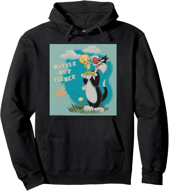 Looney Tunes Sylvester and Tweety Widdle But Fierce Pullover Hoodie