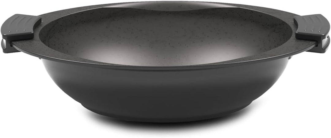 Tognana Avantspace Wok 2 Griffe 28 cm, Alumnium, schwarz