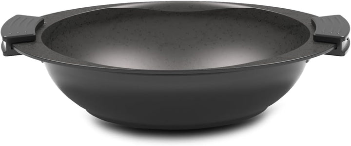 Tognana Avantspace Wok 2 Griffe 28 cm, Alumnium, schwarz