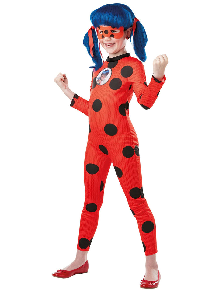 RUBIE'S Offizielles Miraculous Ladybug Deluxe Kinderkostüm und Augenmaske, Superheld, Kindergrösse,