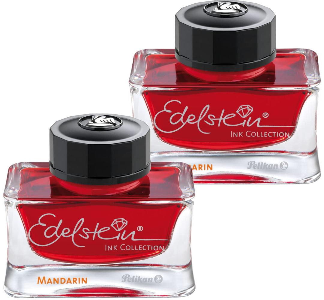 Pelikan Edelstein Ink 50ml (2er Pack, Mandarin) orange 2er Pack Mandarin, 2er Pack Mandarin