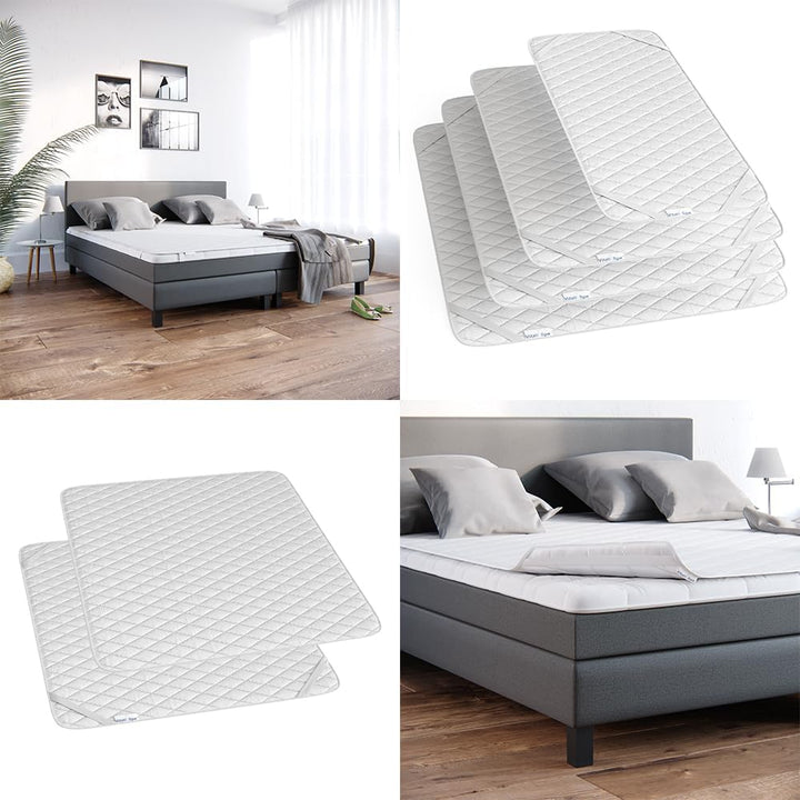 Vitalispa Matratzenschoner, Weiss, 180 x 200 cm Versteppung, 180 x 200 cm