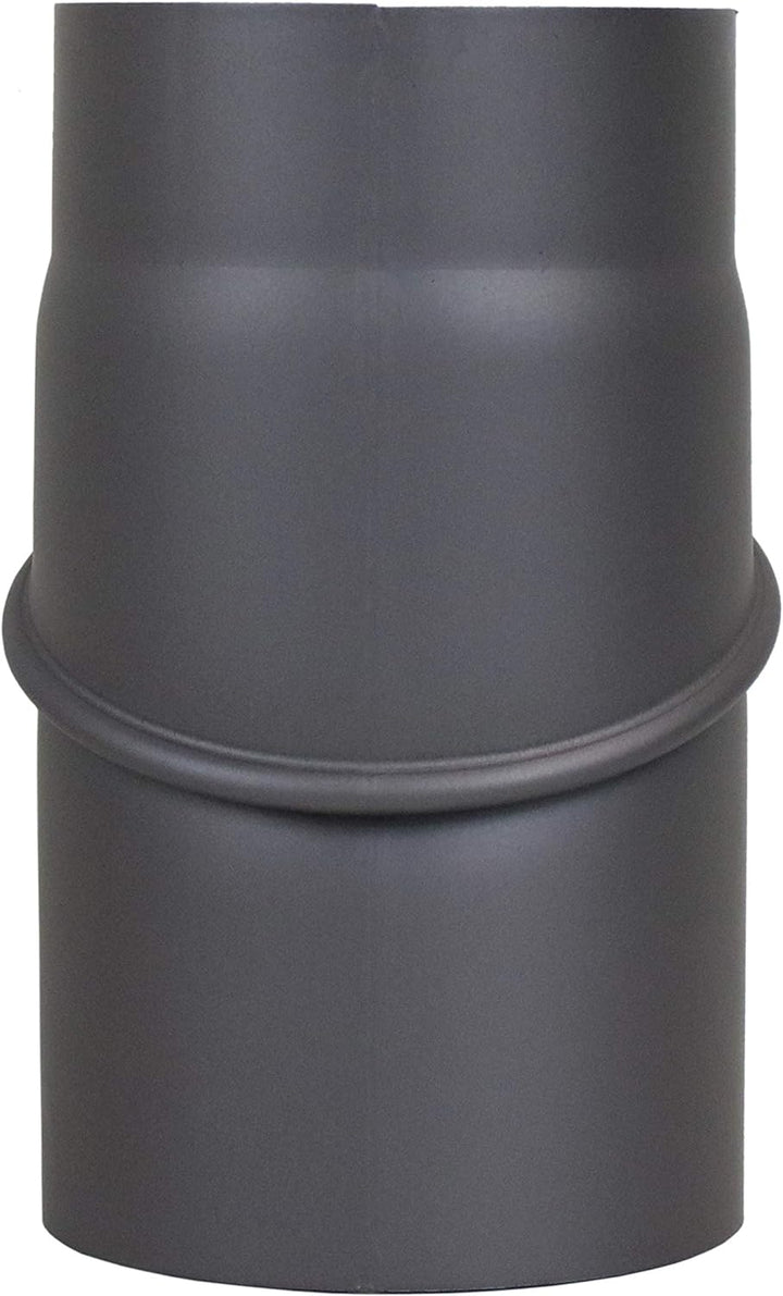 LANZZAS Ofenrohr Bogen 0-45° Grad verstellbar, im Durchmesser, DN Ø 150 mm, Farbe: gussgrau - weiter