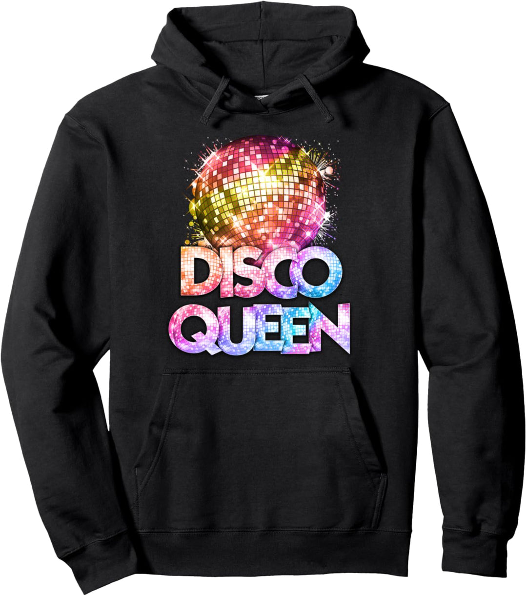 Disco Queen - 70er Jahre Disco Themed Vintage Seventies Pullover Hoodie