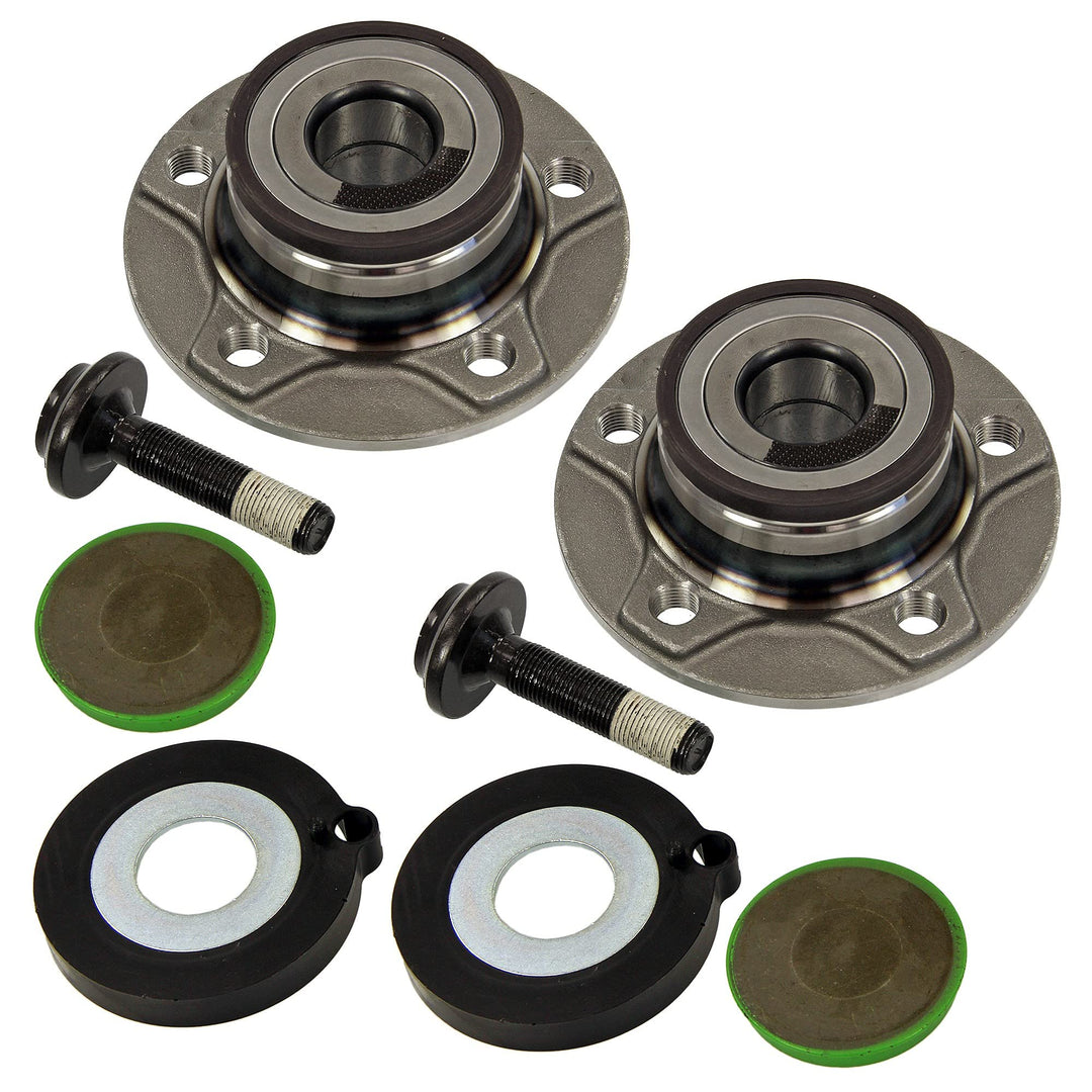 BESTPRICE 2x Radnabe hinten Radlagersatz mit ABS-Sensor