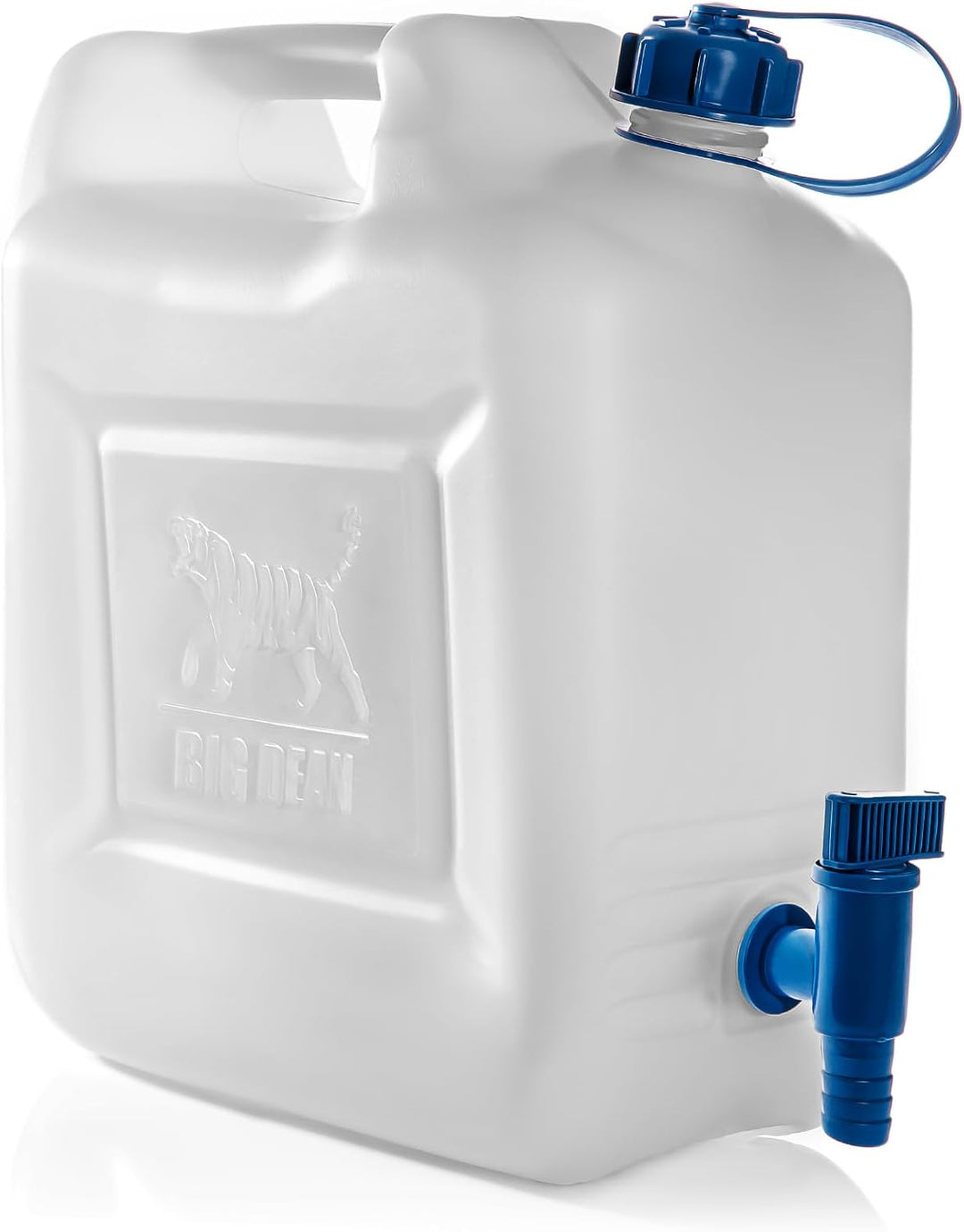 BigDean Wasserkanister 12l Trinkwasserbehälter, Trinkwasserkanister mit Hahn, Lebensmittelecht, geei