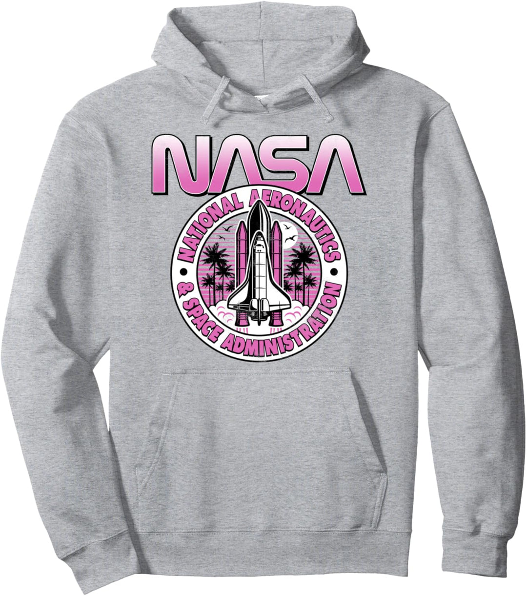 NASA Pink Logo Pullover Hoodie