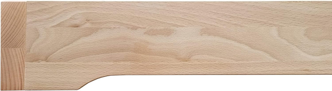 Erst-Holz Niederflurbett Jugendbett Studenten Futon Bodenbett 90x200 Buche Massivholz V-60.66-09, Au