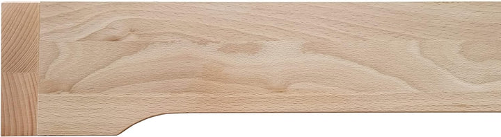 Erst-Holz Niederflurbett Jugendbett Studenten Futon Bodenbett 90x200 Buche Massivholz V-60.66-09, Au