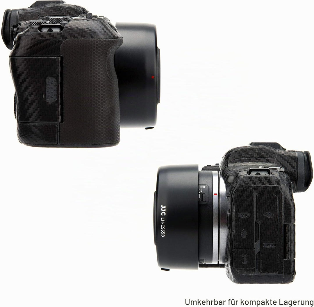 JJC Bajonett Gegenlichtblende, Ersetzt Canon Streulichtblende ES-65B für Canon RF 50mm F1.8 STM Obje