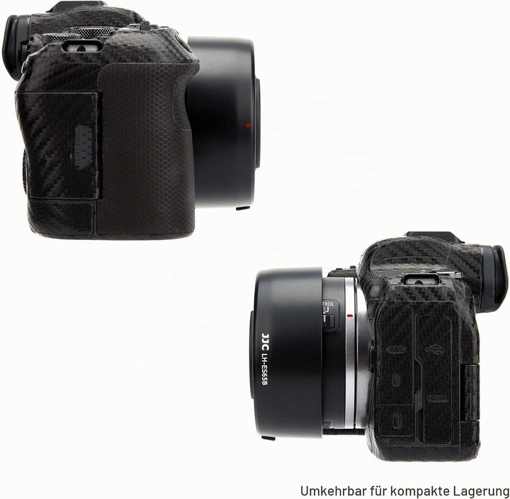 JJC Bajonett Gegenlichtblende, Ersetzt Canon Streulichtblende ES-65B für Canon RF 50mm F1.8 STM Obje