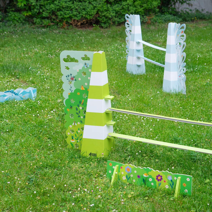 FOLDZILLA Hobby Horse Hindernis für Kinder für Steckenpferde Stockpferde 162 x 20 x 95 cm Ideal für