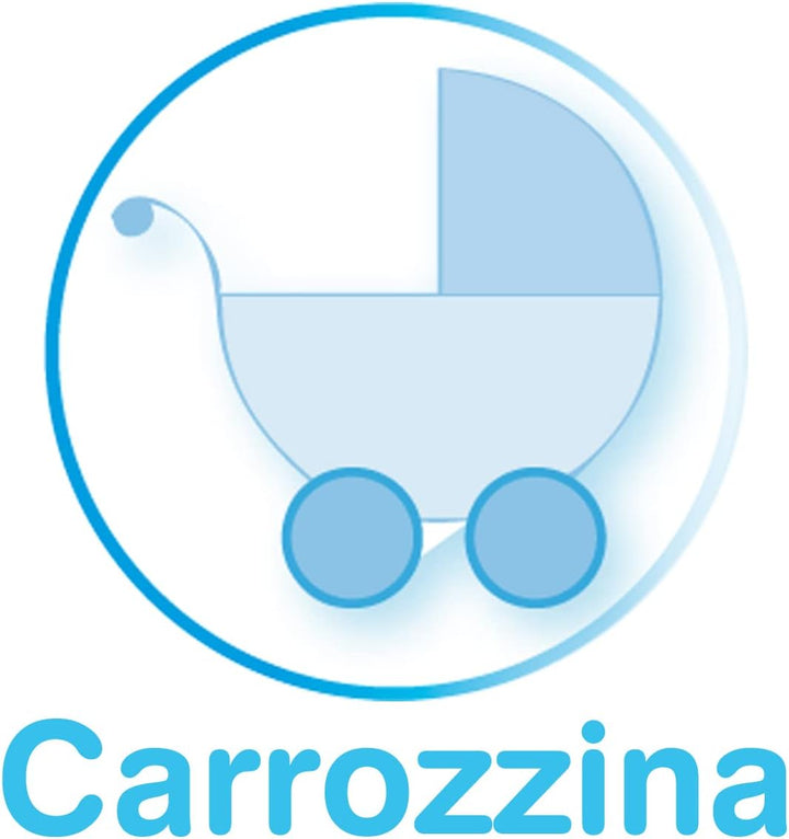 ANDY & HELEN Bettwäsche-Set für Kinderwagen, Bestickt, Spannbettlaken mit Gummibändern und Kissenbez