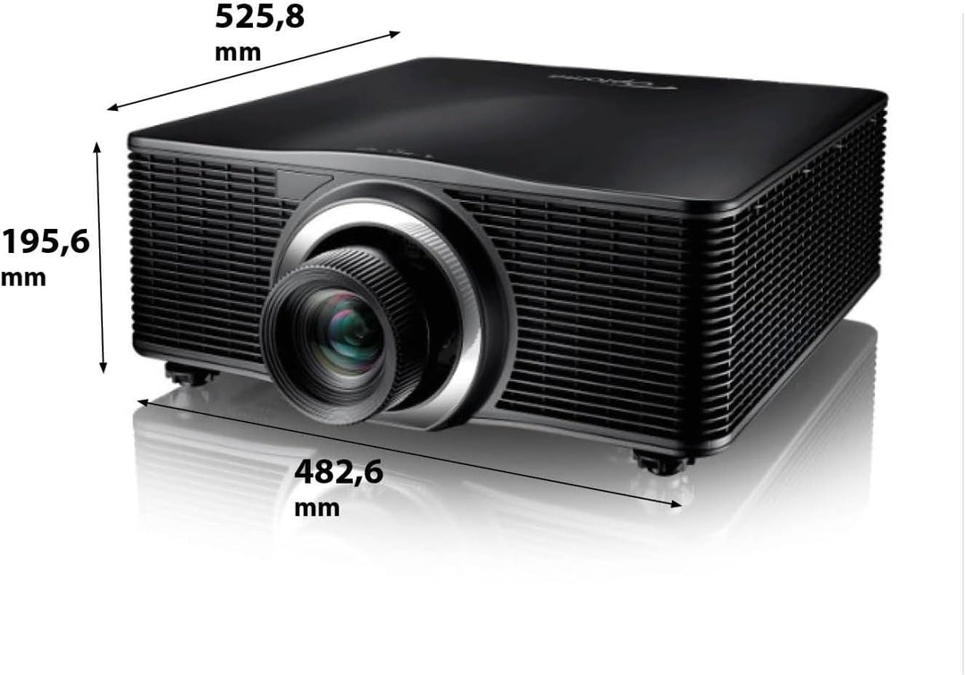 Optoma ZU1050 Beamer 10000 ANSI Lumen DLP WUXGA (1920x1200) 3D Desktop-Projektor Schwarz