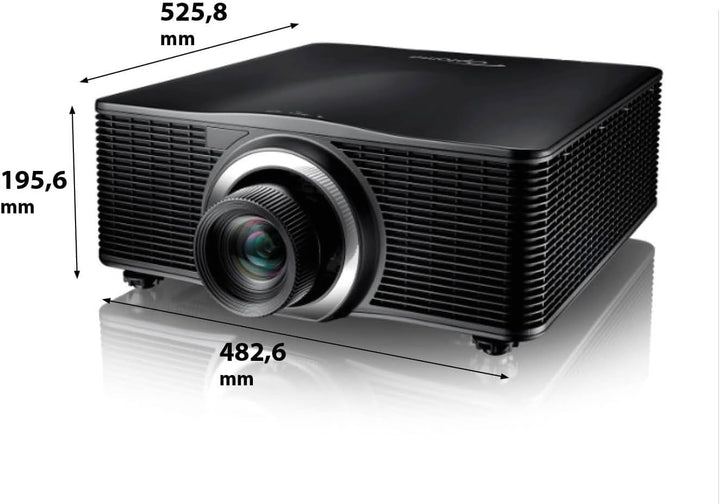 Optoma ZU1050 Beamer 10000 ANSI Lumen DLP WUXGA (1920x1200) 3D Desktop-Projektor Schwarz