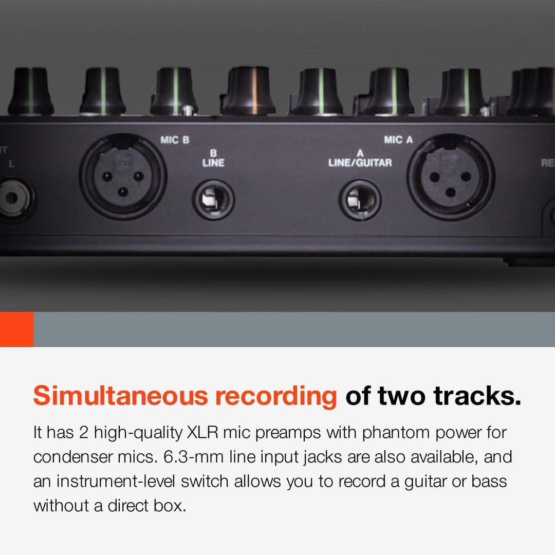 TASCAM DP-03SD - Digitales 8-Spur-Portastudio, Aufnahme/ Wiedergabe mit 44,1 kHz und 16 Bit mittels