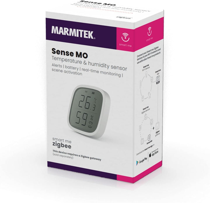 Zigbee luftfeuchtigkeit und Temperatur Meter - Marmitek Sense MO - Hygrometer (Temperature and Humid