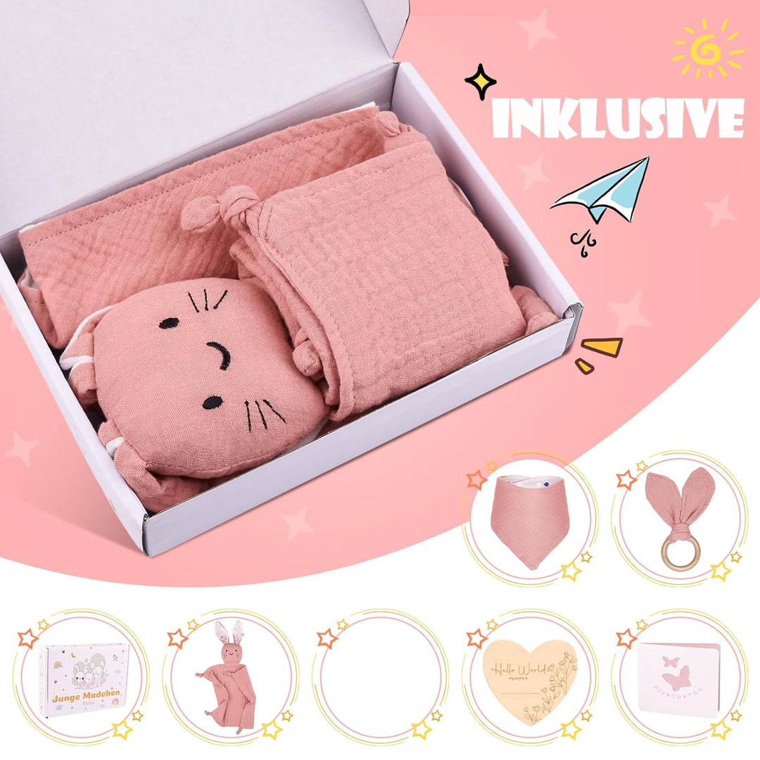 Baby Geschenk Mädchen - Geschenke Zur Geburt | Geschenke Zur Geburt für Mädchen mit 100% Baumwolle D