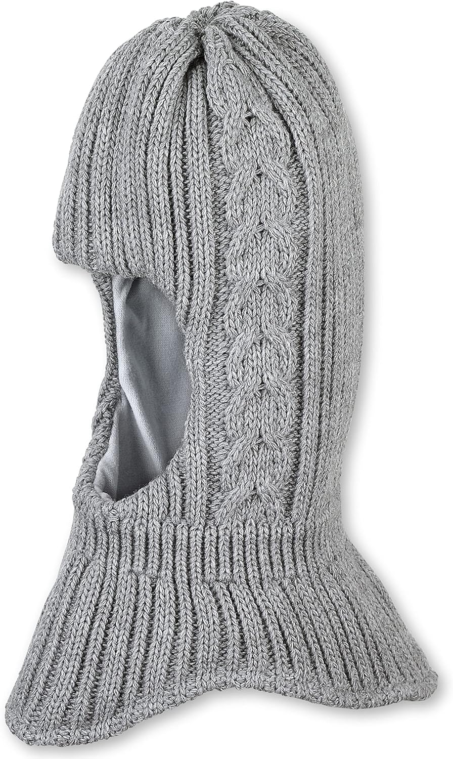 Sterntaler Unisex Kinder Kleinkinder Schalmütze Strick Zopfmuster Mütze 45 hellgrau, 45 hellgrau