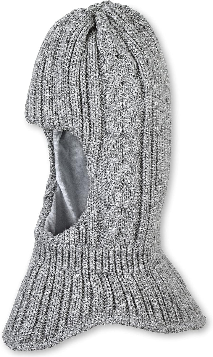 Sterntaler Unisex Kinder Kleinkinder Schalmütze Strick Zopfmuster Mütze 45 hellgrau, 45 hellgrau