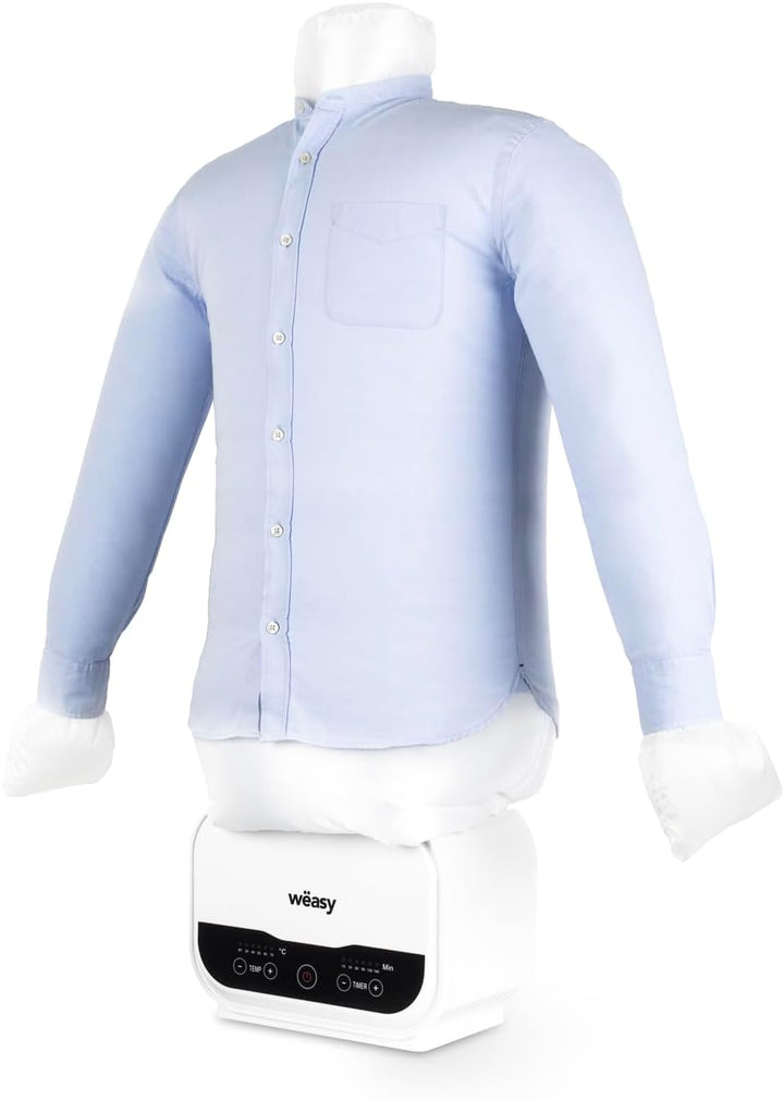 Automatische Bügelpuppe 2 in 1 für Hemden und Hosen IRO330, Trocknen und Bügeln, 5 Temperaturstufen,