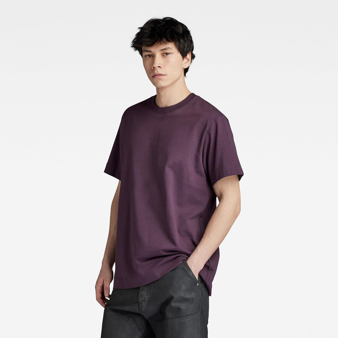 G-Star RAW Herren Essential Loose T-Shirts XS Purpur (Lt Maze D23471-c784-8880), XS Purpur (Lt Maze