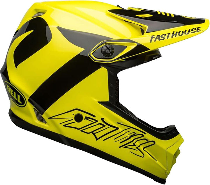 Bell Full-9 Fusion MIPS MTB Full Face Helmet Fasthouse Newhall Gloss Hi-Viz/Black S, Fasthouse Newha
