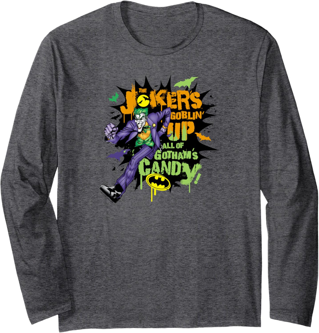 Batman the Joker Goblin Candy Langarmshirt