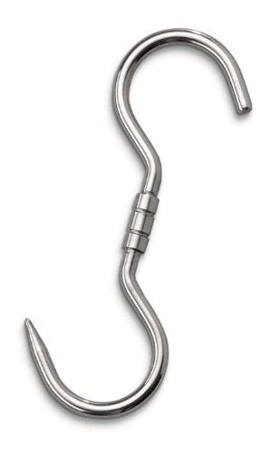 AUSONIA - 58345 FLEISCHERHAKEN MIT GELENK 240 X 10 AUS EDELSTAHL