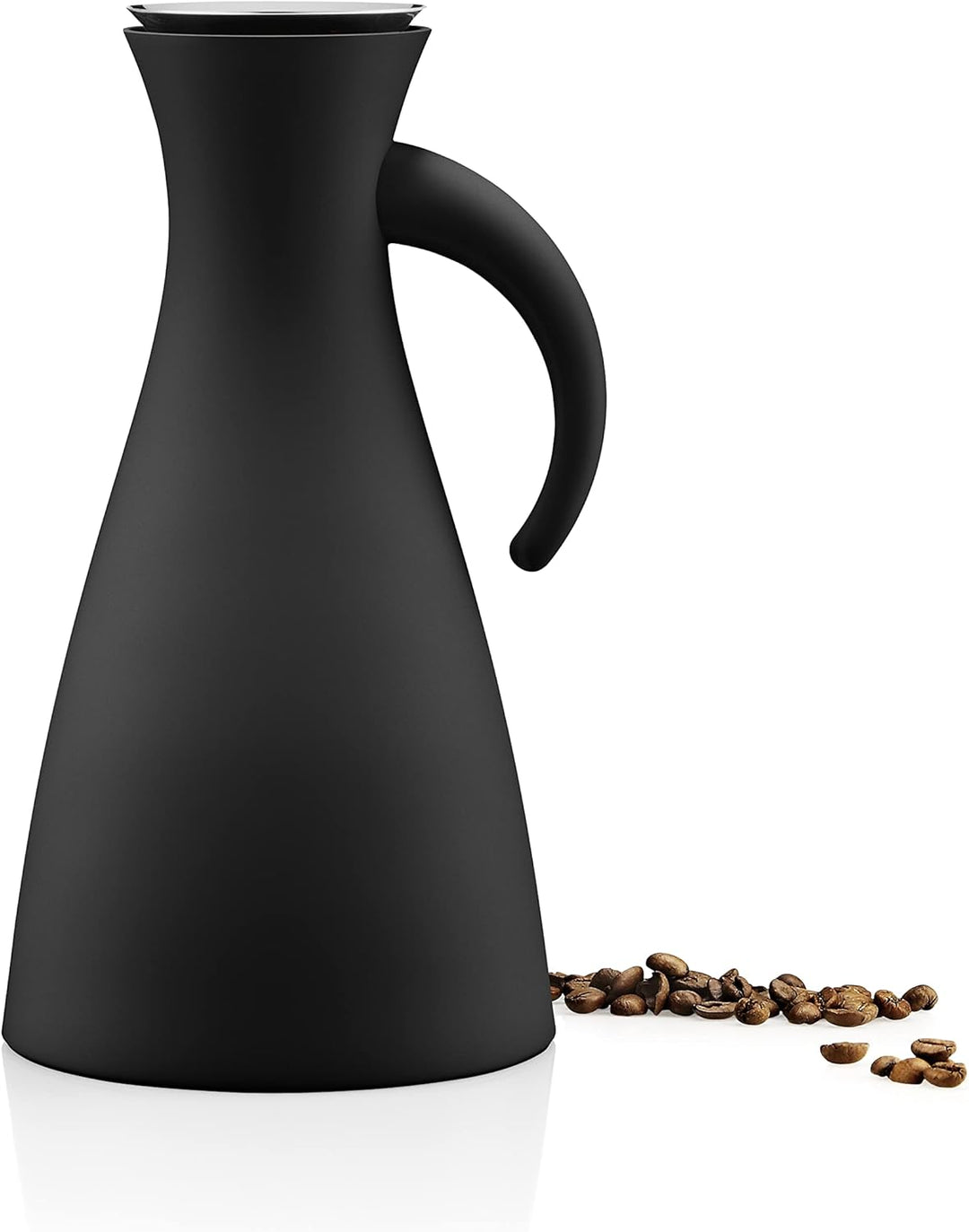 EVA SOLO | Isolierkanne 1,0l Mattblack | 100% tropffreie | Matt Schwarz, Matt Schwarz