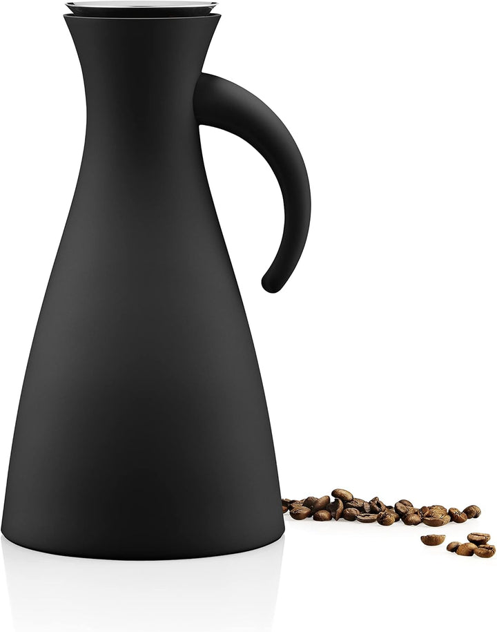 EVA SOLO | Isolierkanne 1,0l Mattblack | 100% tropffreie | Matt Schwarz, Matt Schwarz