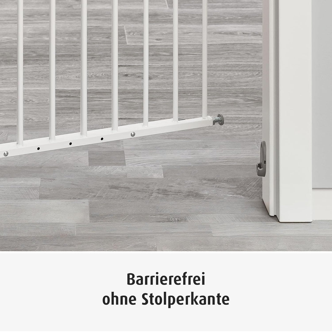 reer Türgitter und Treppengitter Advanced zum Schrauben, stabiler Halt, Durchgangsbreite 75-110cm