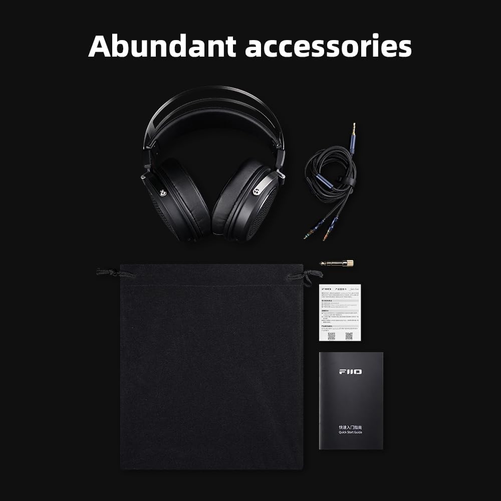 FiiO JadeAudio JT1 Professionelle Studio-Kopfhörer für Aufnahmen, Gaming-Headset mit Mikrofon, 50 mm