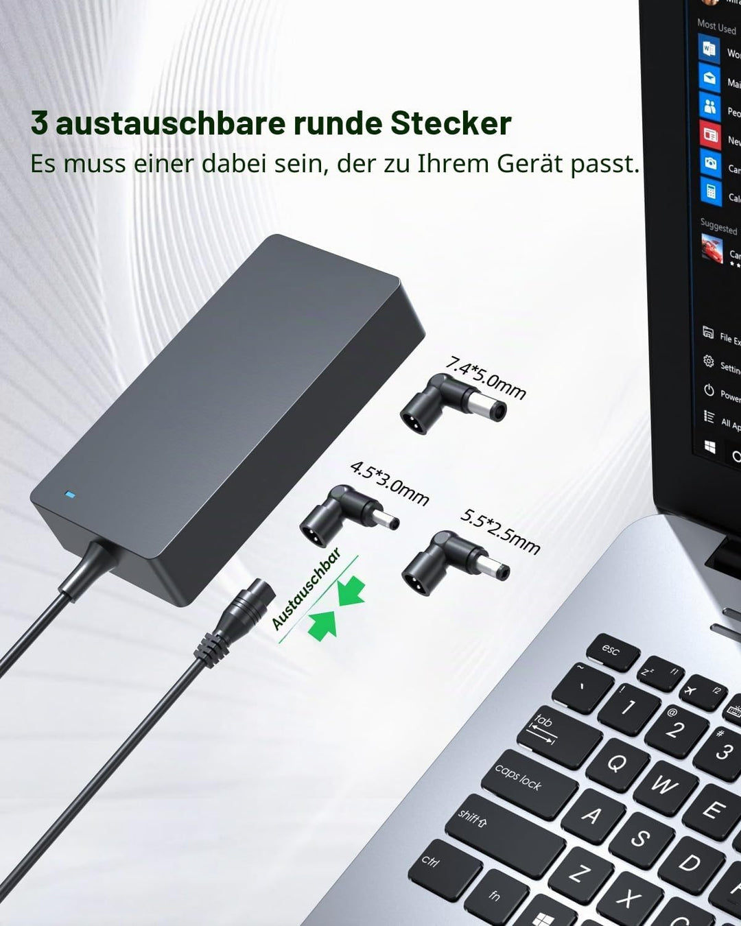 Netzteil für MSI Laptop Ladekabel- (mit CE-Sicherheitszertifizierung) (für 180W 150W 120W Gaming Lap