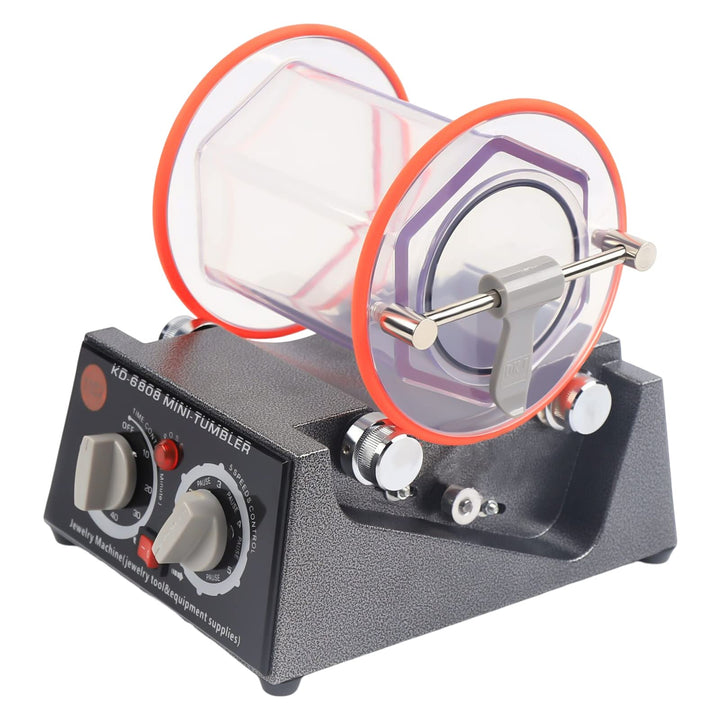 Poliermaschinen Poliertrommel, 60W Schmuck Poliermaschine, Rotationspolierer Poliermaschine, Schmuck
