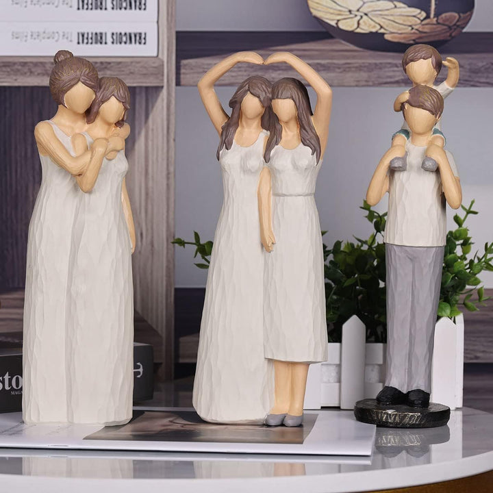 Mutter Tochter Figuren - Geschenke für Mama oder Tochter zu Geburtstag, Valentinstag, Muttertag. Ide