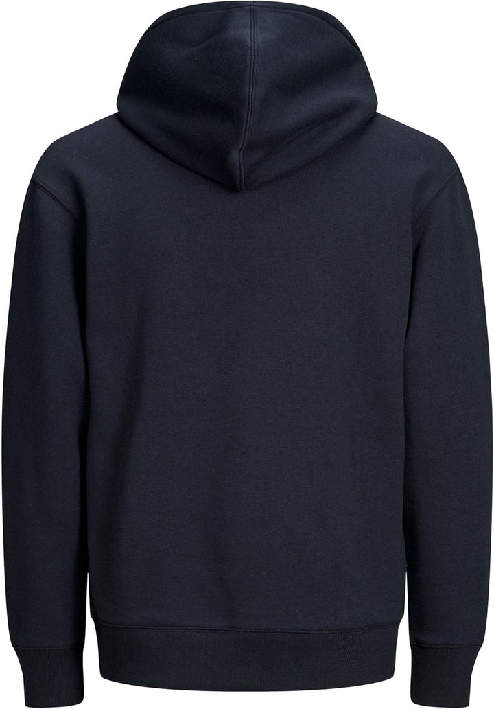 JACK & JONES Male Kapuzenpullover RDD Logo Kapuzenpullover L Blau (Navy Blazer/Reg), L Blau (Navy Bl