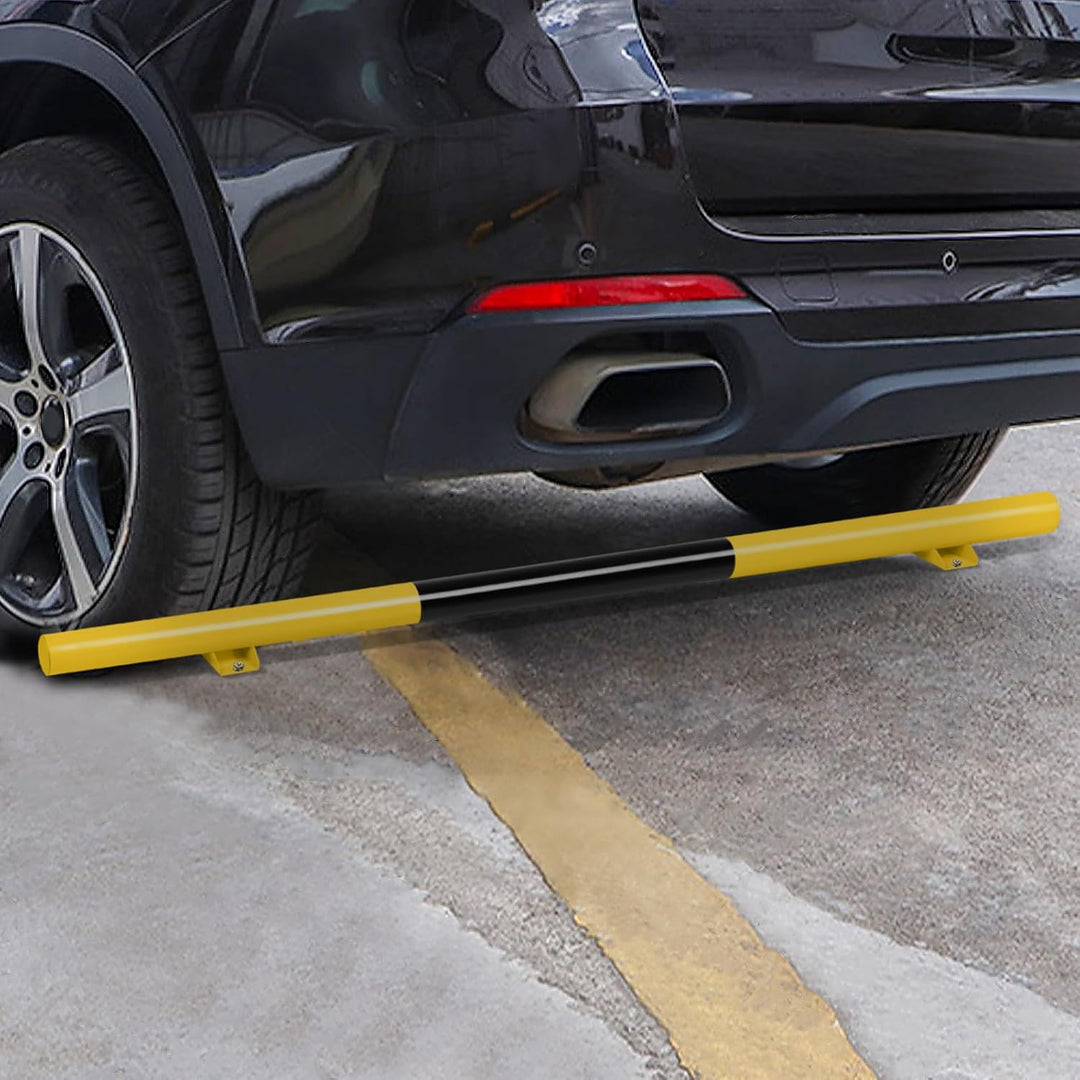 Froadp 1 Stück Radstopper Parkplatzsperre 180cm Auto Einparkhilfe aus Verdickter Stahl Radstopp-Park