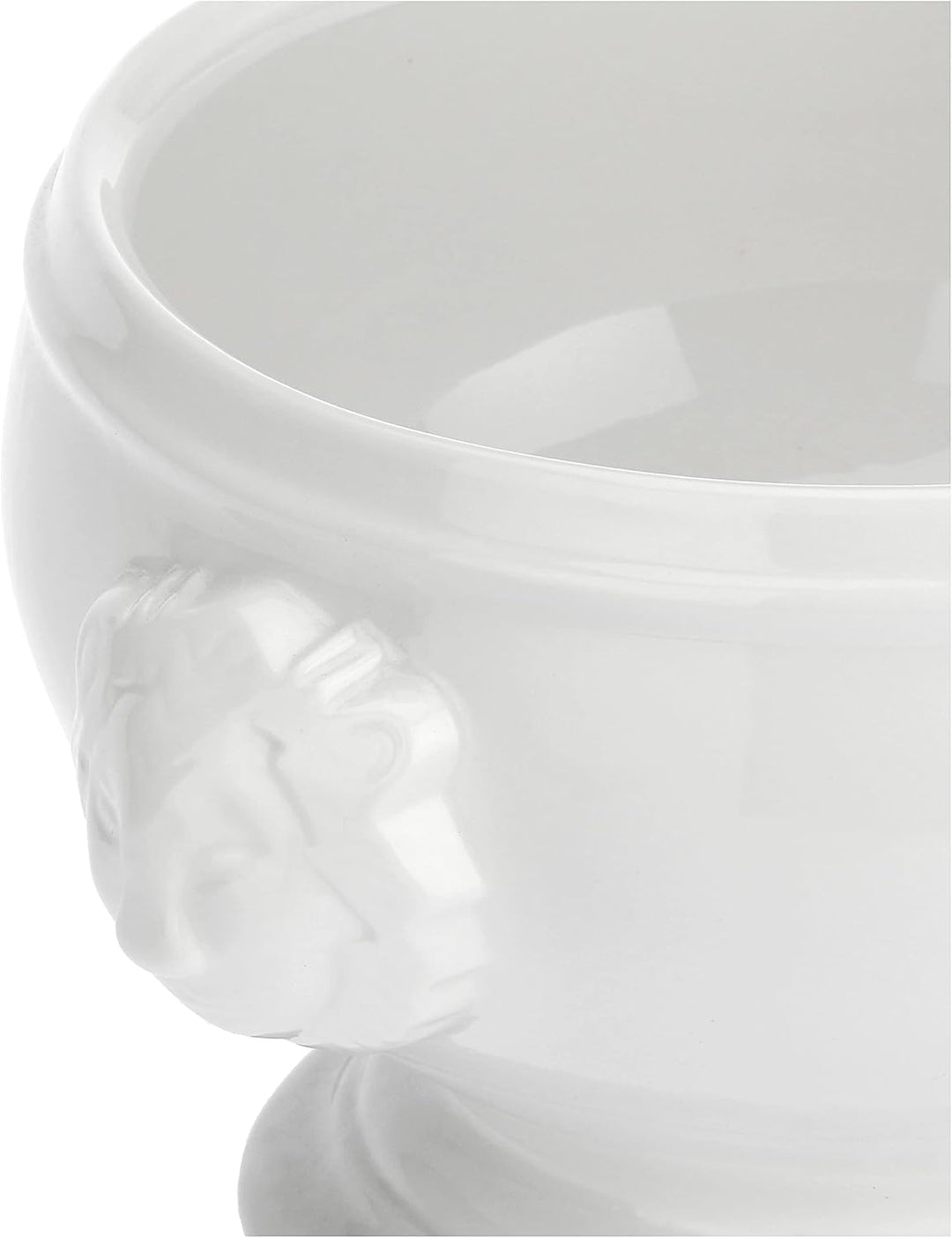 La porcellana Chimäre Löwe Suppenterrine Geschenk-Box, weiss, 22 cm