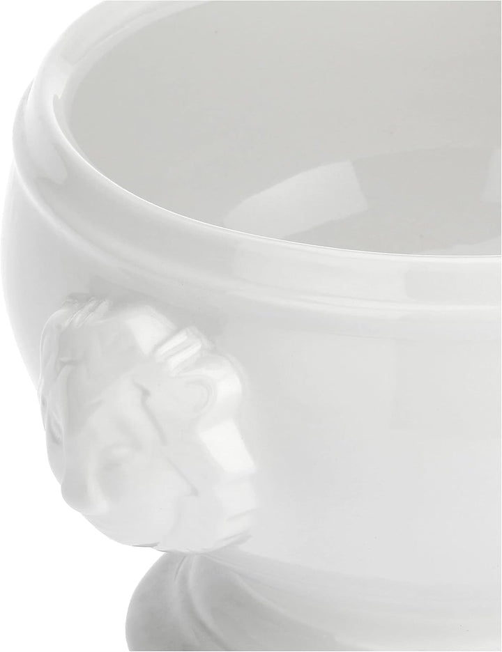 La porcellana Chimäre Löwe Suppenterrine Geschenk-Box, weiss, 22 cm