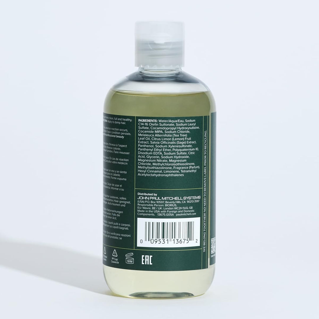 Paul Mitchell Tea Tree Lemon Sage Thickening Shampoo - Volumen-Shampoo für feines Haar, kräftigende