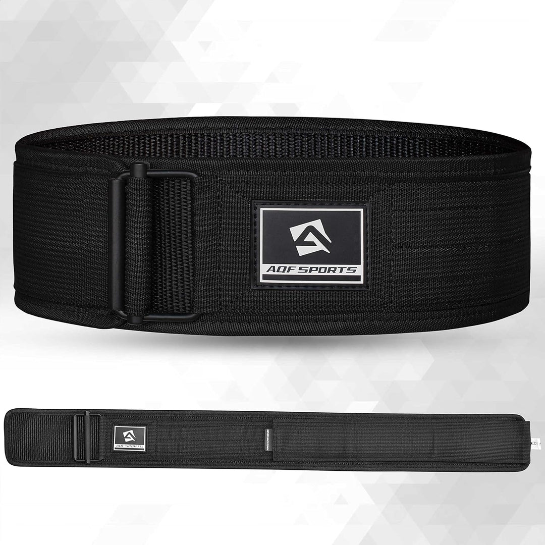 AQF Gewichthebergürtel, 4"/10.2cm Autolock Nylon Gürtel, Functional Training Bodybuilding Fitness Gü