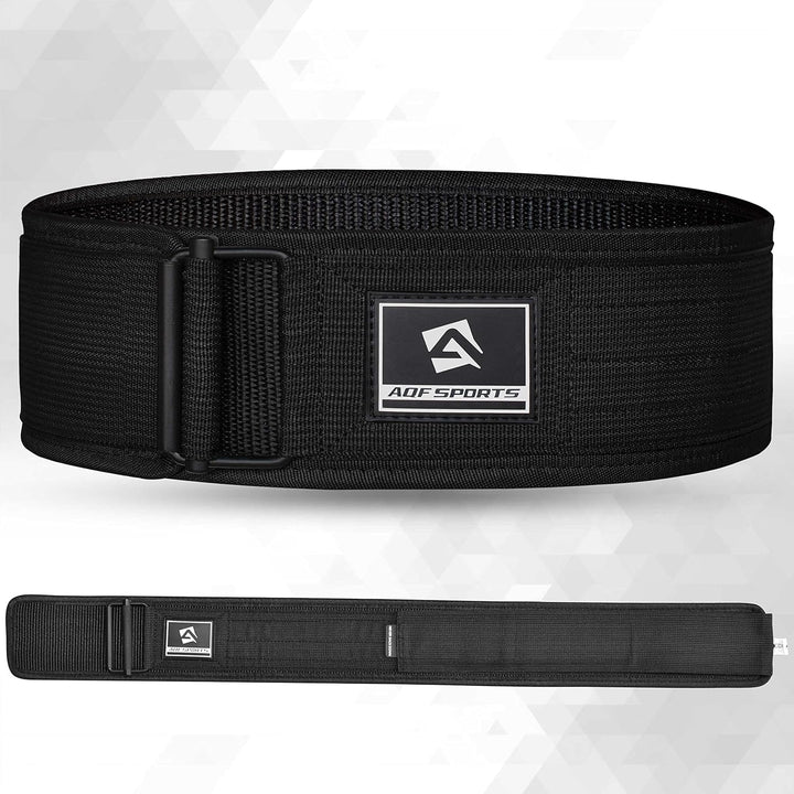 AQF Gewichthebergürtel, 4"/10.2cm Autolock Nylon Gürtel, Functional Training Bodybuilding Fitness Gü